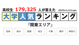 JSコーポレーション「大学ランキング」2025年1月末版＜関東エリア＞