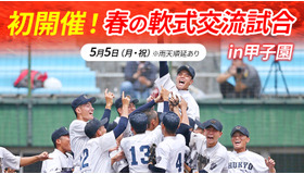 春の軟式交流試合 in甲子園