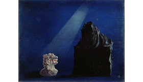 北脇昇「眠られぬ夜のために」（習作）1937年 油彩、カンヴァス 40.9×53.0cm 横浜美術館蔵
