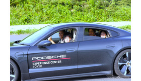 Porsche Kids Tech Class　同乗試乗の様子