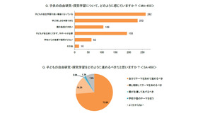 子供の自由研究をどのように感じていますか（イー・ラーニング研究所調べ）