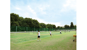 テニスコートは計10面のオムニコート