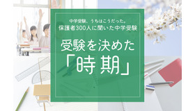 受験を決めた「時期」