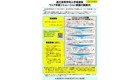 道立高等学校入学者選抜Web申請シミュレーション