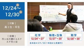 医学部受験 冬期医進特訓