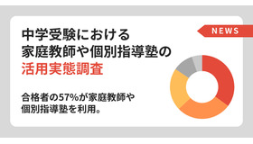 中学受験における家庭教師や個別指導塾の活用実態調査