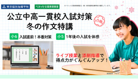 公立中高一貫校入試対策・冬の作文特講