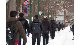北海道大学試験場（札幌キャンパス）2026年1月17日 共通テスト1日目のようす（記事の内容とは関係ありません）