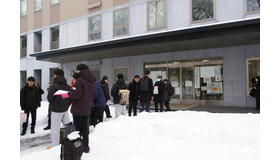 北海道大学試験場（札幌キャンパス）2026年1月17日 共通テスト1日目のようす（記事の内容とは関係ありません）