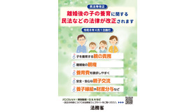 ポスター（父母の離婚後の子の養育に関するルール改正）