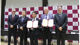 共同学位プログラムの締結式のようす