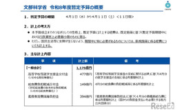 令和8年度暫定予算の概要