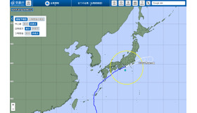 台風経路図