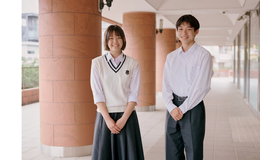 星野高等学校グローバルフロンティアコース1期生のおふたり