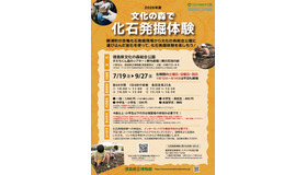 文化の森で化石発掘体験