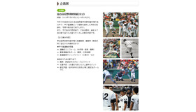 夏の高校野球特別展2013