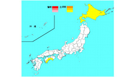 インフルエンザ流行レベルマップ