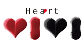 ハート型になる通話特化型PHS端末「Heart 401AB」がワイモバイルから3月に発売