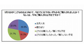 五月人形・こいのぼりの購入経験や購入予定