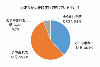 母親の9割以上が「疲れている」、人気の疲労解消法は… 画像