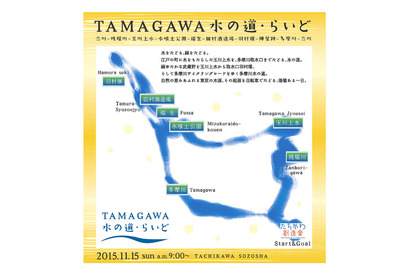 親子で水源をたどる「TAMAGAWA水の道・らいど」11/15 画像