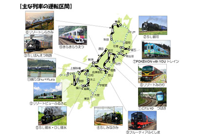 JR東日本、秋の増発列車を発表…SLやポケモントレインなど 画像