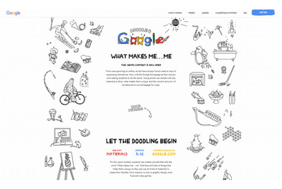 大賞は奨学金3万ドル…Doodle 4 Google、米国で作品募集開始 画像
