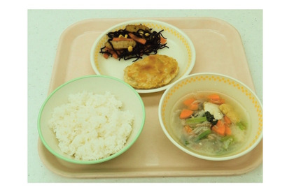 全国初、タニタが長岡市の小中学校87校の給食メニュー監修 画像