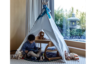 客室にテント設置して探検気分…ザ・リッツ・カールトン京都 画像