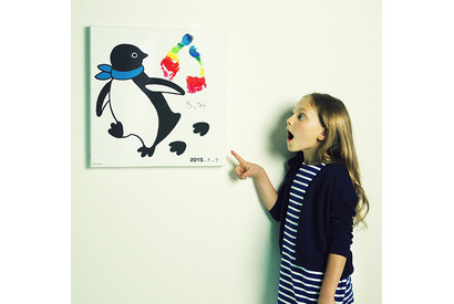 Suicaペンギンと一緒に子どもの成長を見守るアート作品を販売 画像