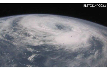 NASA、ISSクルーが撮影した台風映像を公開 画像