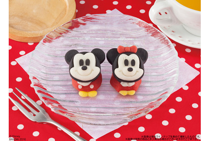 ミッキーとミニーがかわいい和菓子に、オムニ7で予約受付開始 画像