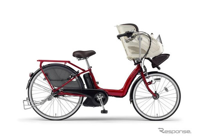 バッテリー10％増量、ヤマハの幼児2人同乗電動アシスト自転車 画像