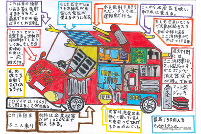 「第14回未来の消防車アイデアコンテスト」審査結果発表、最優秀賞は多機能EV車 画像