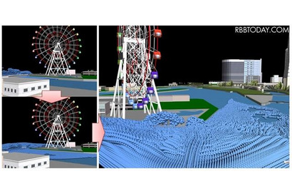 富士通と東北大、三次元津波シミュレーションを共同研究 画像