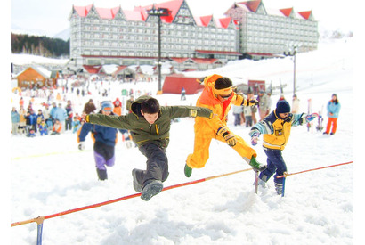 親子リレーや宝探し「雪上親子運動会」白馬3月 画像