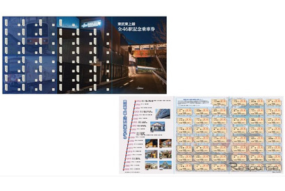 ホンダ駅、本設置を記念…東武東上線の全駅乗車券セット3/13発売 画像