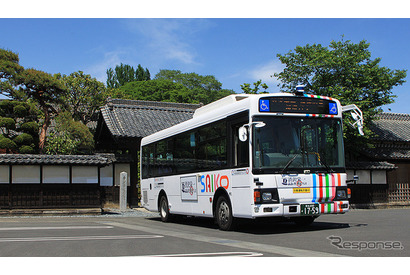 路線バスが自動運転「渋沢栄一 論語の里 循環バス」埼玉工大 画像