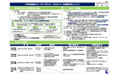 東京都中学校英語スピーキングテスト…全公立中の平均スコア53.7 画像