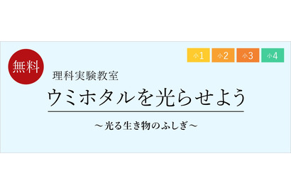 栄光、小1-4理科実験教室「ウミホタルを光らせよう」6-7月 画像