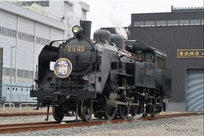 東武「C11形蒸気機関車123号機」7/18運用開始 画像