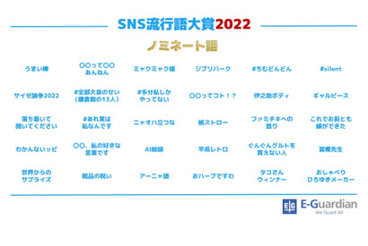 冨樫先生・平成レトロ…SNS流行語大賞2022ノミネート発表 画像