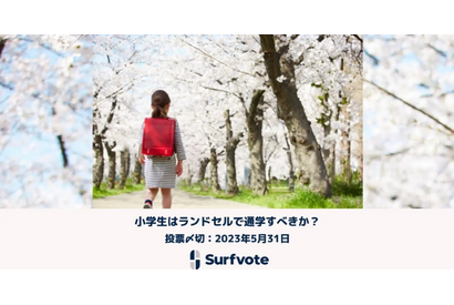 小学生はランドセルで通学すべきか…Surfvoteで投票受付 画像