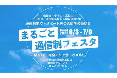 合同学校説明会「まるごと通信制フェスタ」18都府県 画像