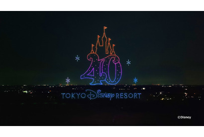 東京ディズニーリゾート40周年ドローンショー、全国の花火大会で実施 画像