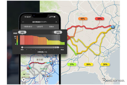複数ルートから選べる「超渋滞回避スライダー」提供開始 画像