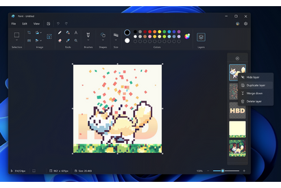 Windows11「ペイント」大進化…画像生成AIや背景除去など 画像
