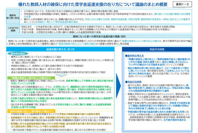 大学院修了の正規教員は奨学金免除…文科省が通知 画像