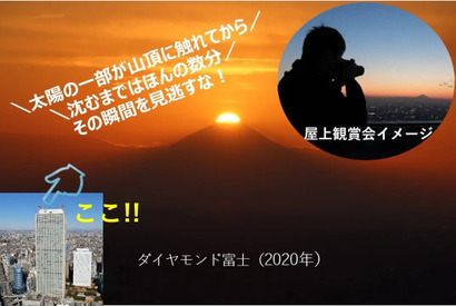 サンシャイン60展望台「ダイヤモンド富士」観賞会11/13-17 画像