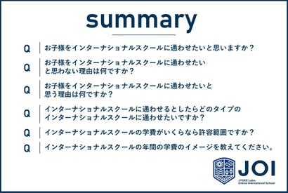 学費が障壁？インターナショナルスクールへの関心調査 画像